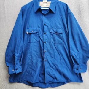 Topps Safety Shirt XXL Men's F.R Workwear Made USA  Short Sleeve